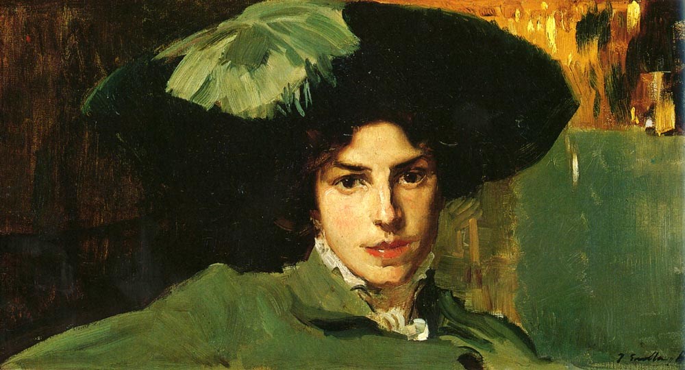 Joaquin Sorolla y Bastida Maria with Hat